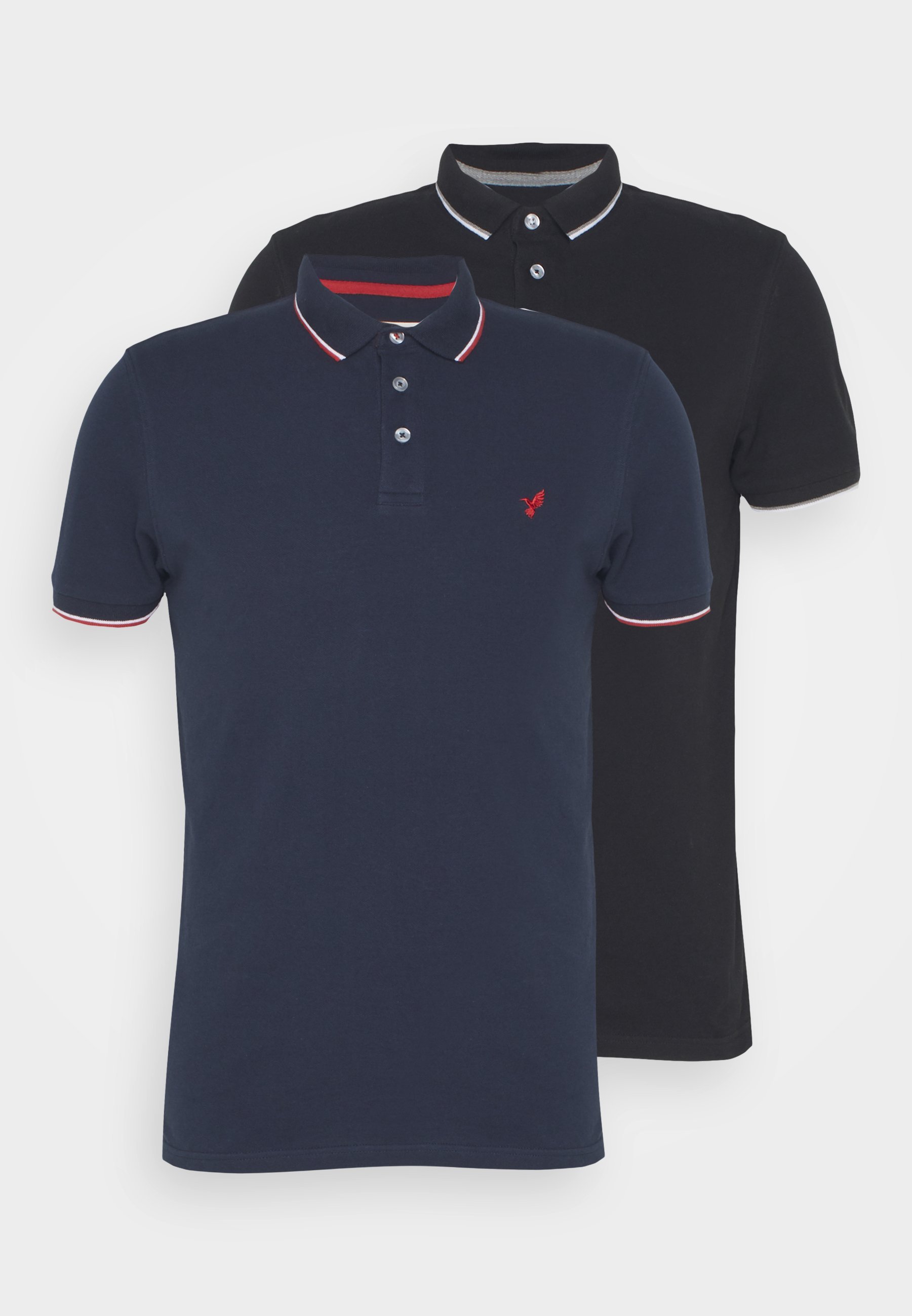 PACK SLIM - Polokošile - black/dark blue