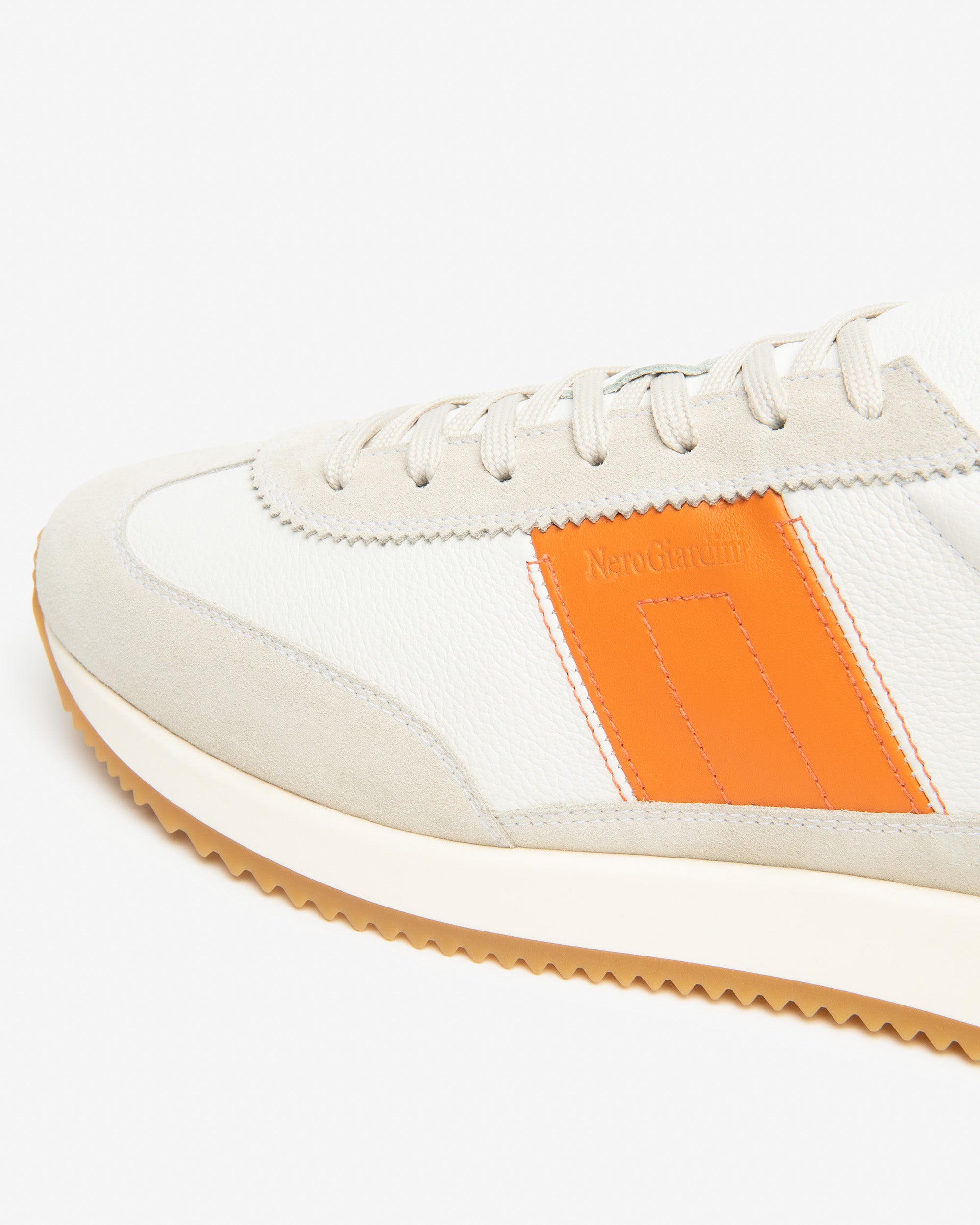 Baskets en cuir et daim pour hommes