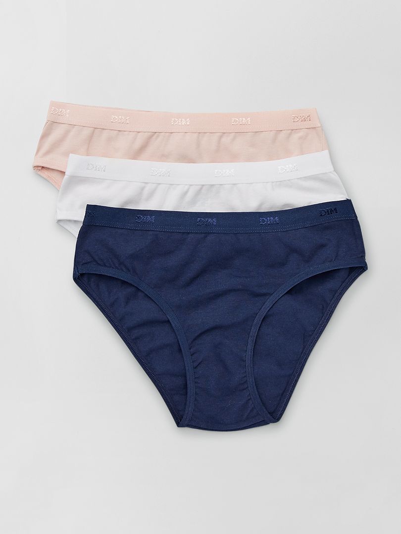 Set van 3 Les Pockets slips van 'DIM' - BEIGE