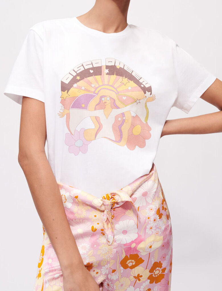 VARĂ-Tricou alb serigrafiat