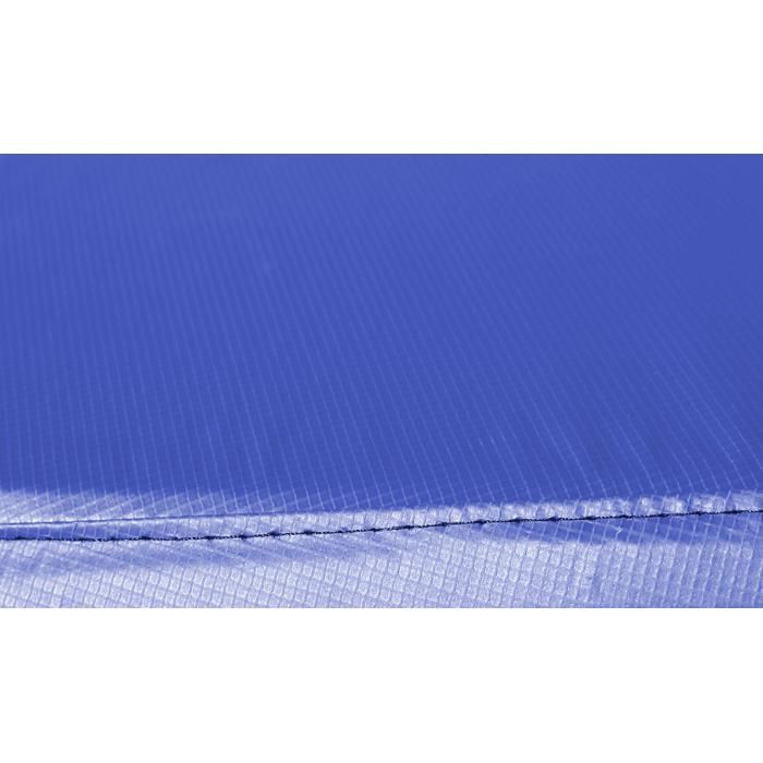 Trampolino blu con scaletta, telo di protezione e kit di ancoraggio Ø300cm