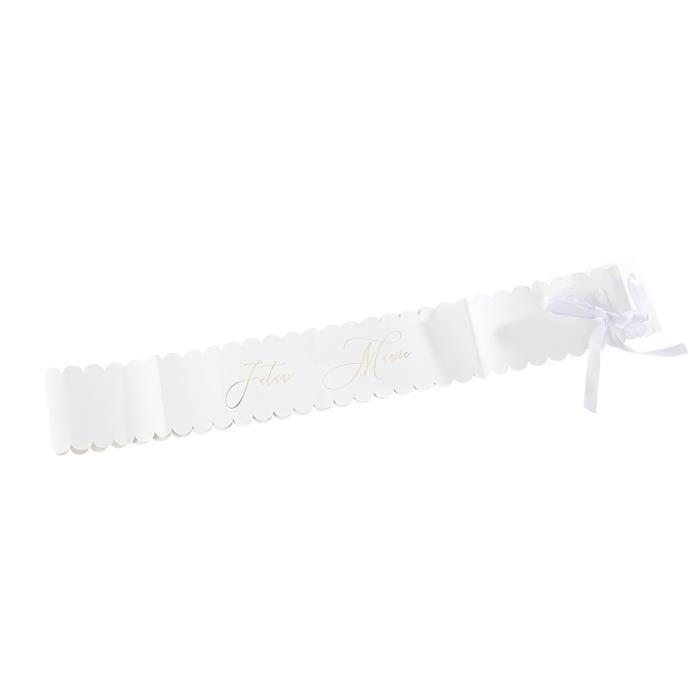 Δαντελένιο κασκόλ για μέλλουσα νύφη, 10cm x 1,5m, λευκό