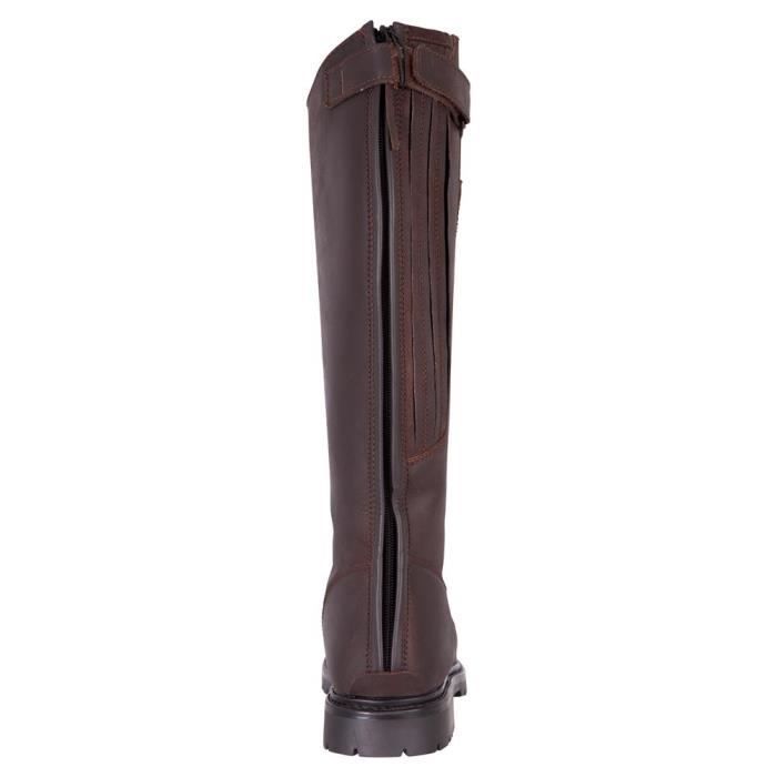 BR Equitation Greenland II Leather Winter Riding Boots - Brown - Size 38