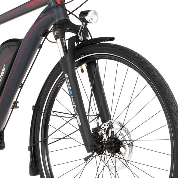 Bicicletă electrică de drumeție VIATOR 1.0 pentru bărbați 422, înălțime cadru 50 cm
