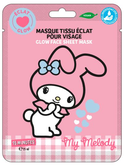 Pleťová pleťová maska My Melody Glow 15 Minute Pleťové masky