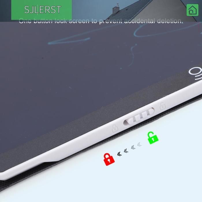 Tavoletta grafica LCD sjlerst, tavoletta grafica da 11,5 pollici con custodia, tavoletta per disegno su computer, bianca
