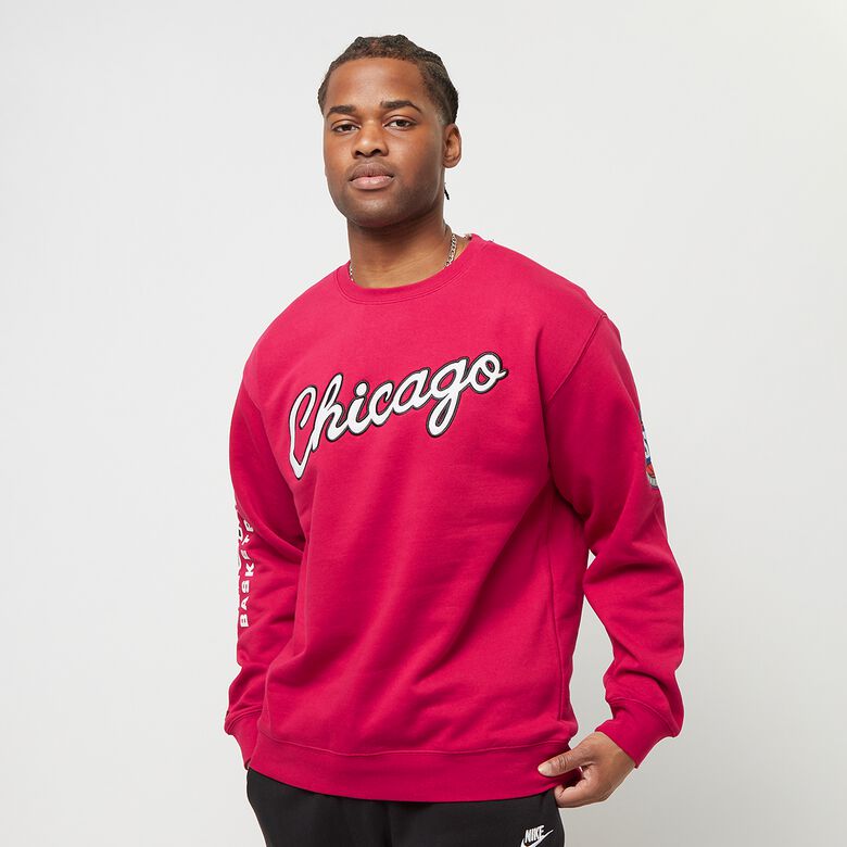 NBA Hin- und Rück-Fleece-Crew Chicago Bulls