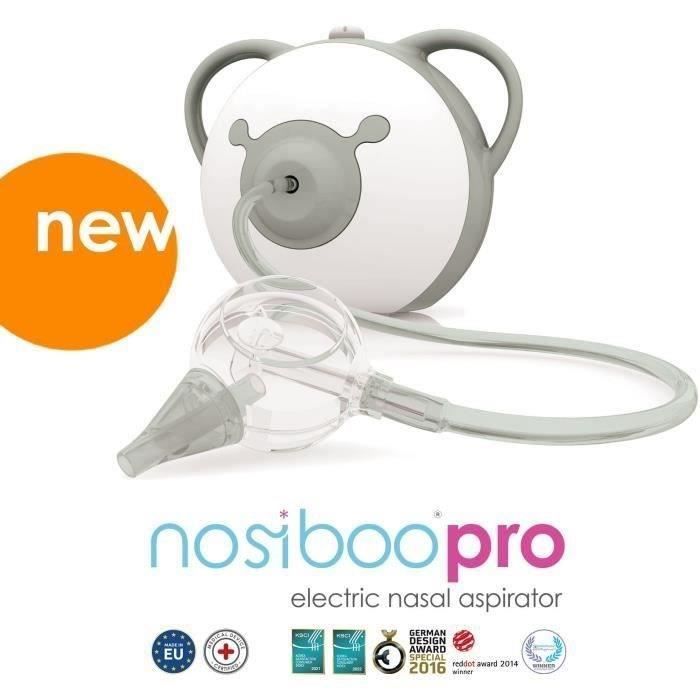 NOSIBOO Mouche bébé électrique gris + Go mouche bébé portable