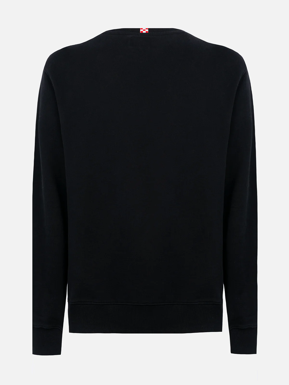 Soho herensweatshirt in zwart met St. Barth-borduurwerk