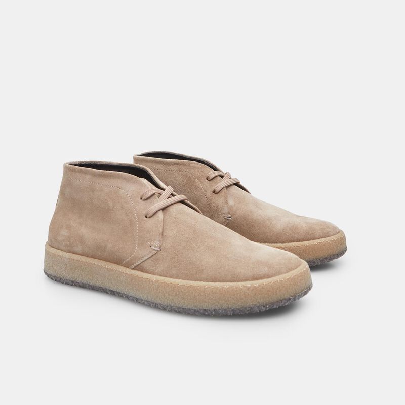 BATA Męskie zamszowe buty sznurowane