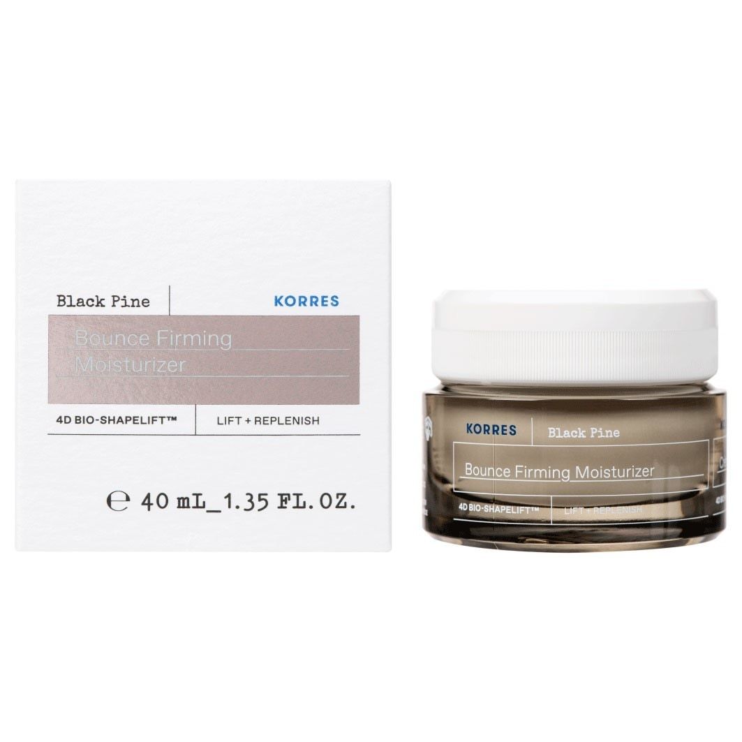 KORRES Anti-Aging Care BLACK PINE 4D Bio-ShapeLift™ хидратантна крема за учвршћивање коже (нормална до комбинована кожа) – 40 мл