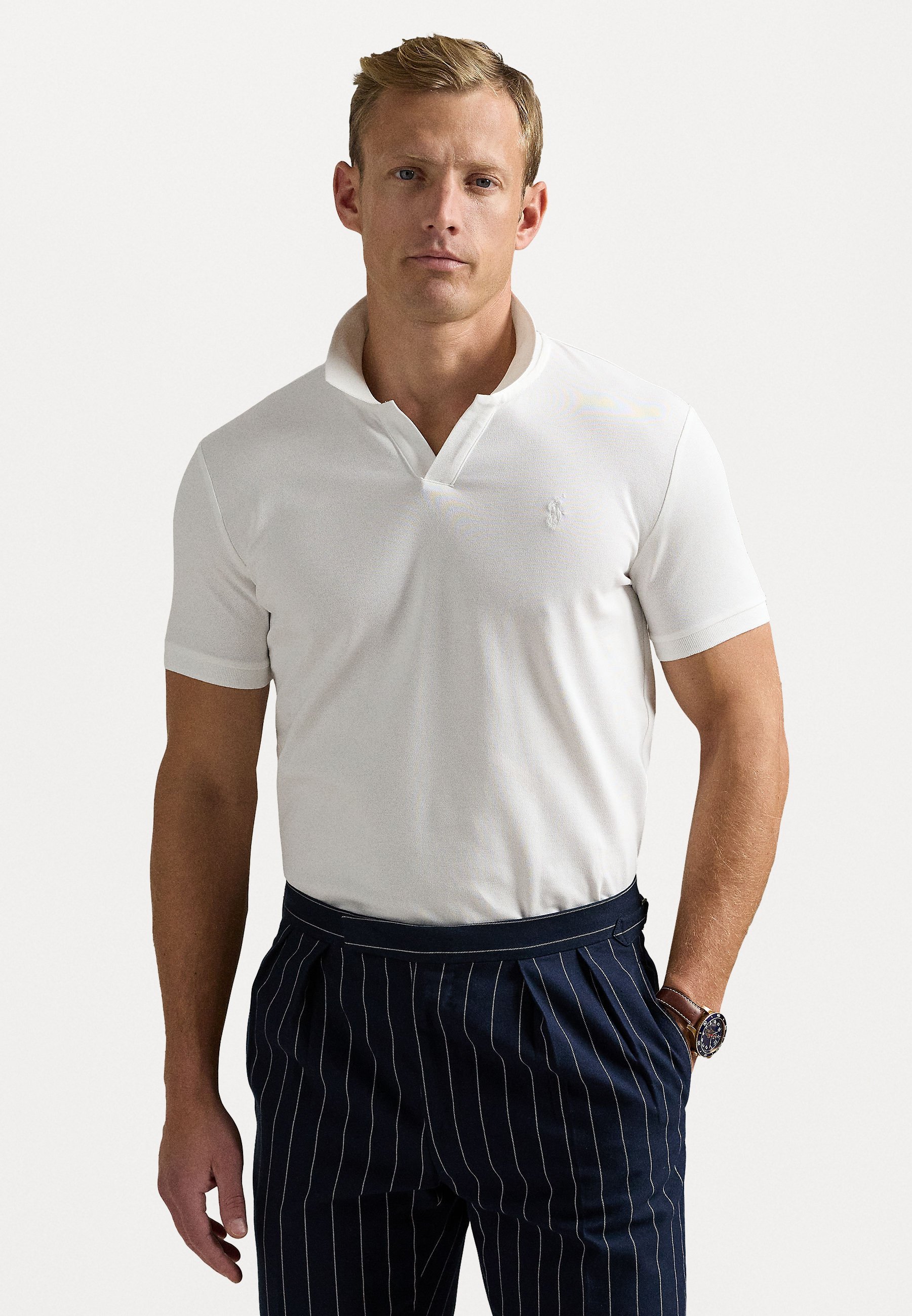 Polo Ralph Lauren CUSTOM SLIM FIT STRETCH - Polo bianca