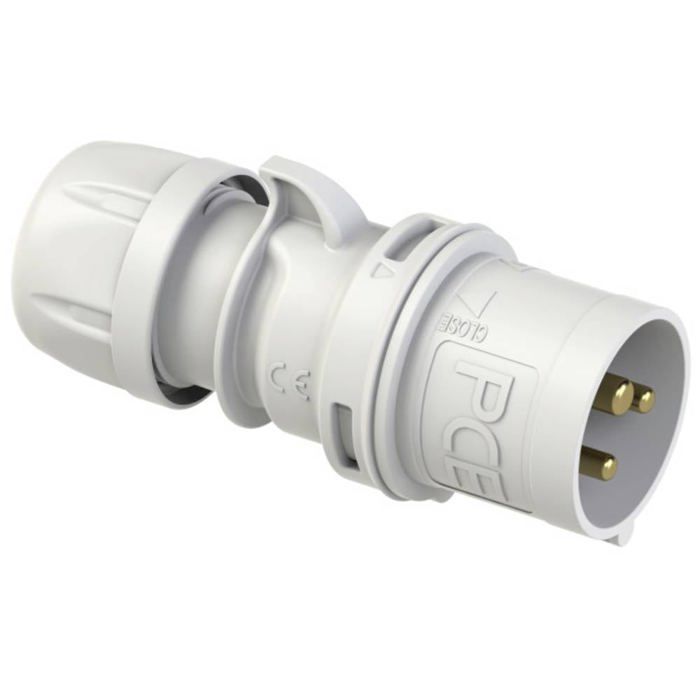 Prise électrique - PC ELECTRIC - Shark 023-1 - CEE 32A 3 pôles - IP44/IP54 - Mâle