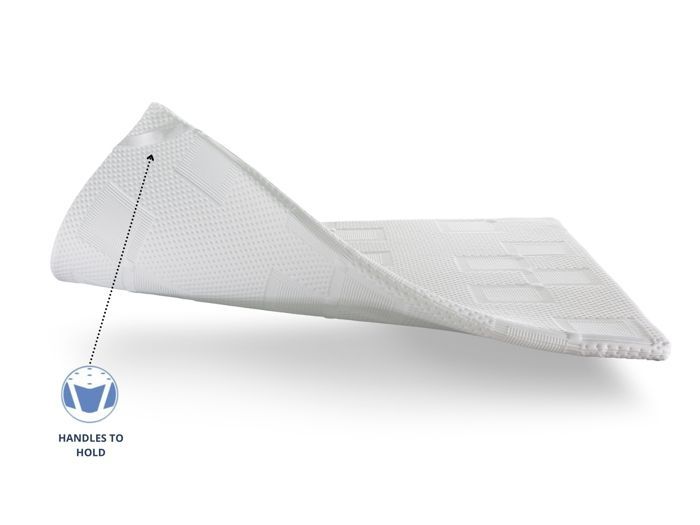 Surmatelas 180x200 BASTILLE Épaisseur 5 cm Mousse HR Respirante et adaptable