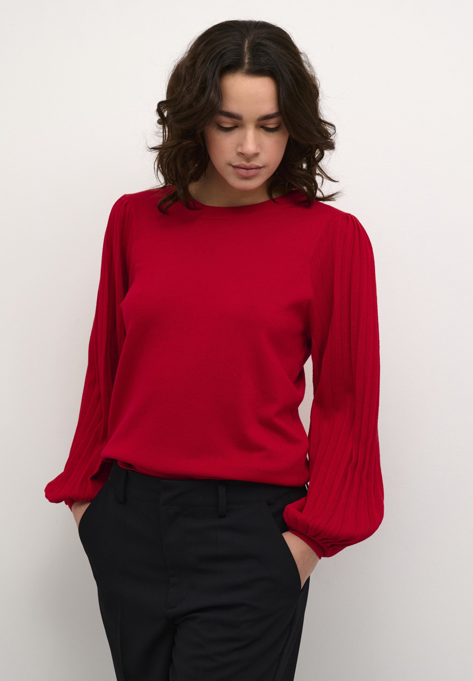 Kaffe KALONE - Jumper - haute red