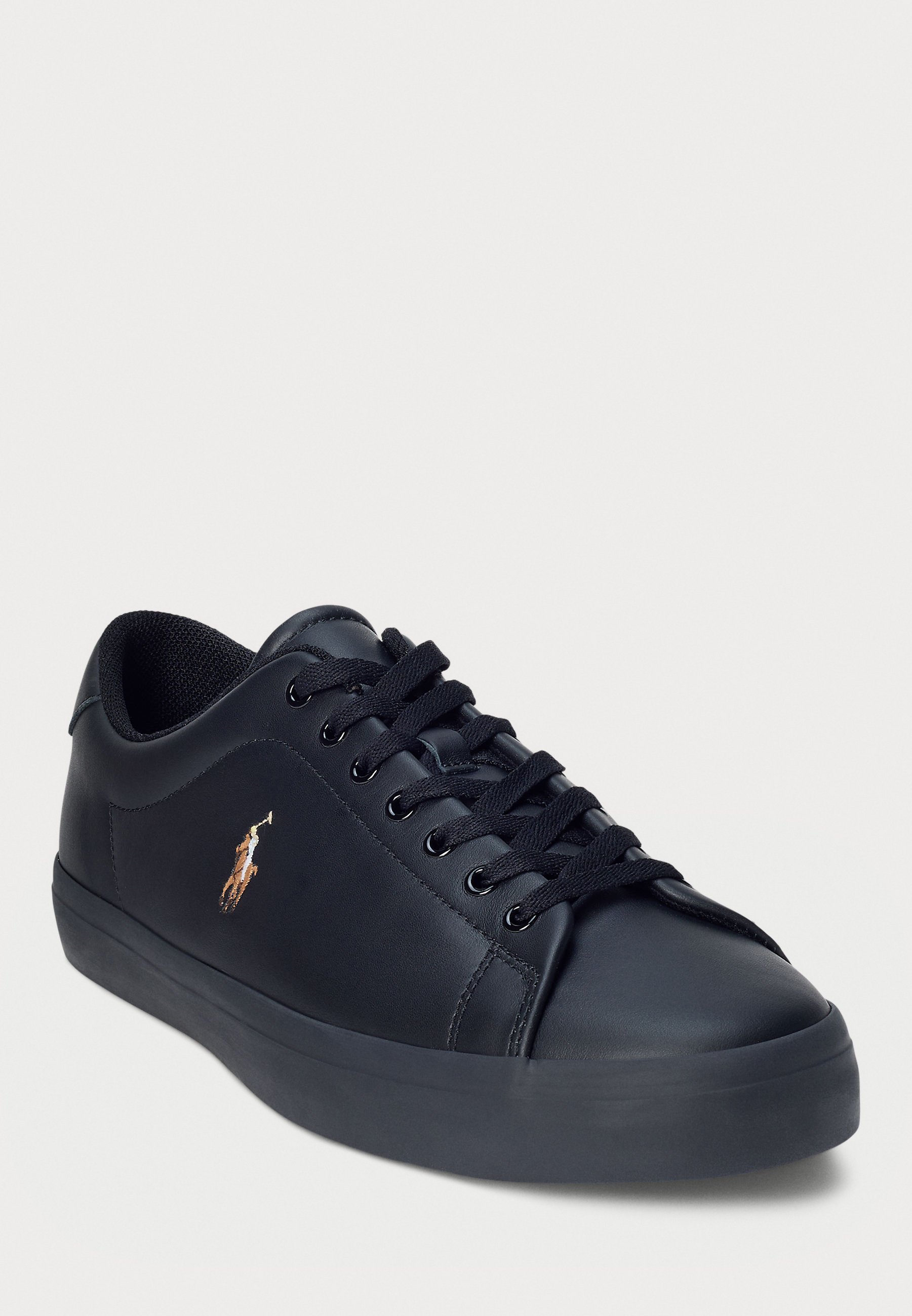 Polo Ralph Lauren LONGWOOD LEATHER TRAINER - Sneakers - zwart