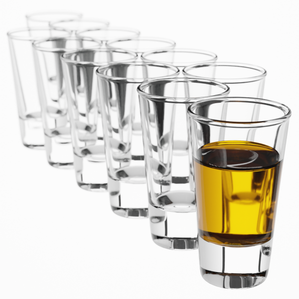 Kieliszki Do Wódki Shotów Likieru 28 ml 12 szt