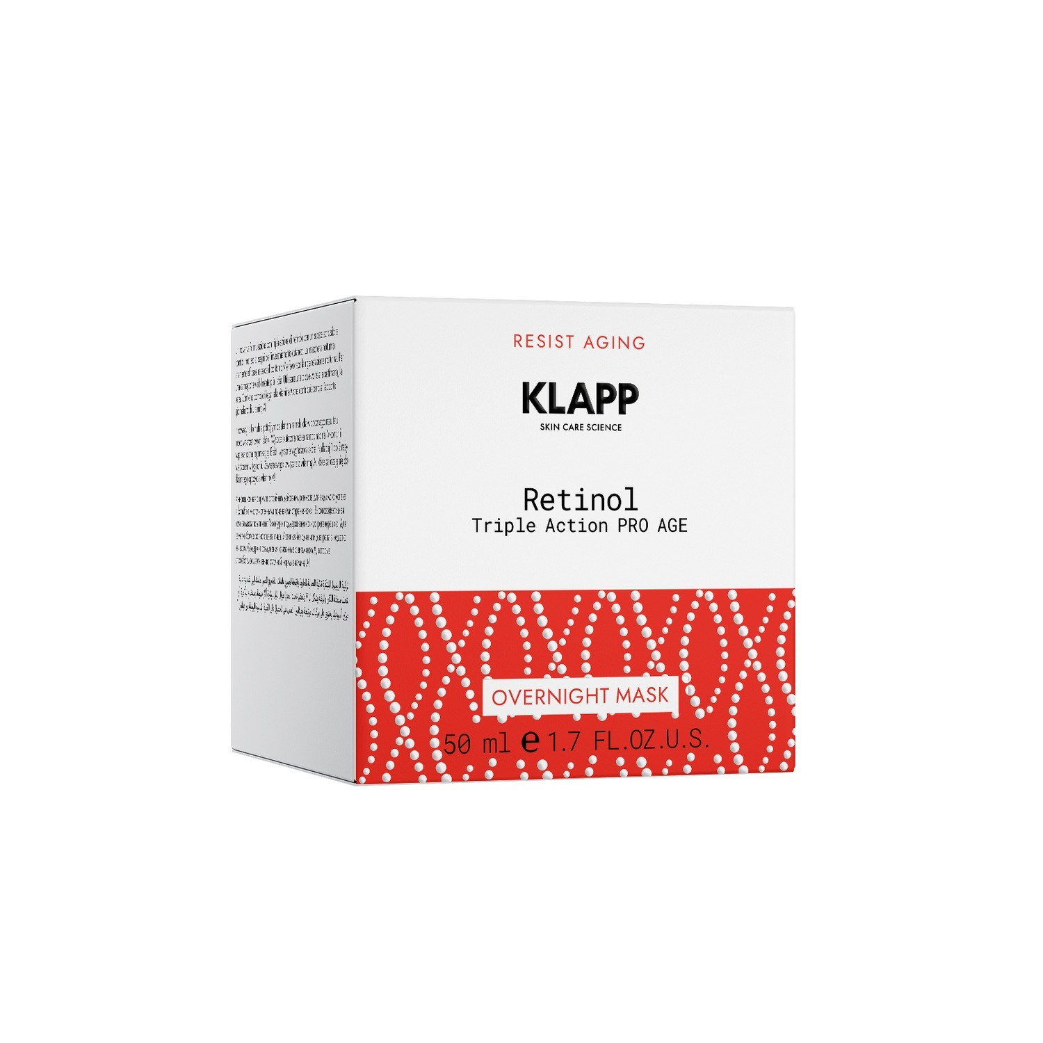 Klapp noćna krema Resist Aging Retinol Triple Action Pro Age maska za lice preko noći - 50 ml