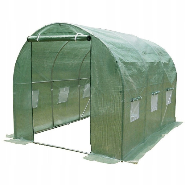 Tunel Foliowy 10m2 PREMIUM foliak 2,5x4m zielony rurki 25 mm