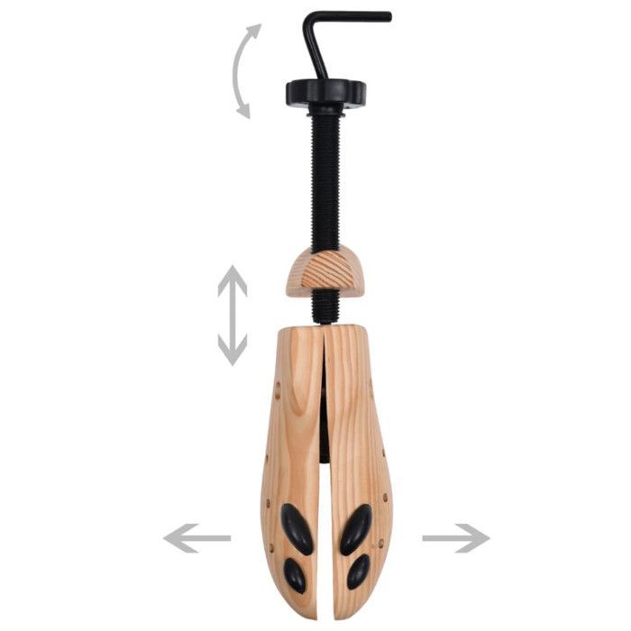 vidaXL Embauchoirs Pointure 41-46 Bois de pin massif