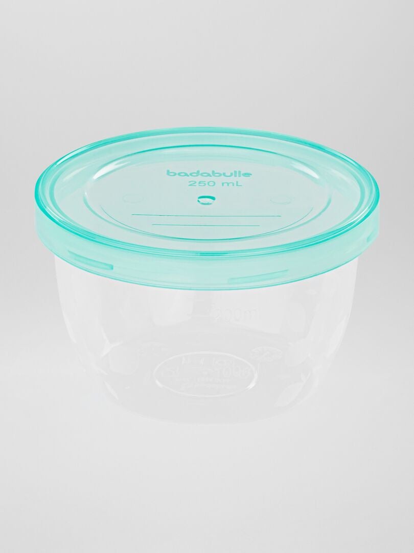 Set van 12 'Badabulle' potjes van 250 ml - veelkleurig