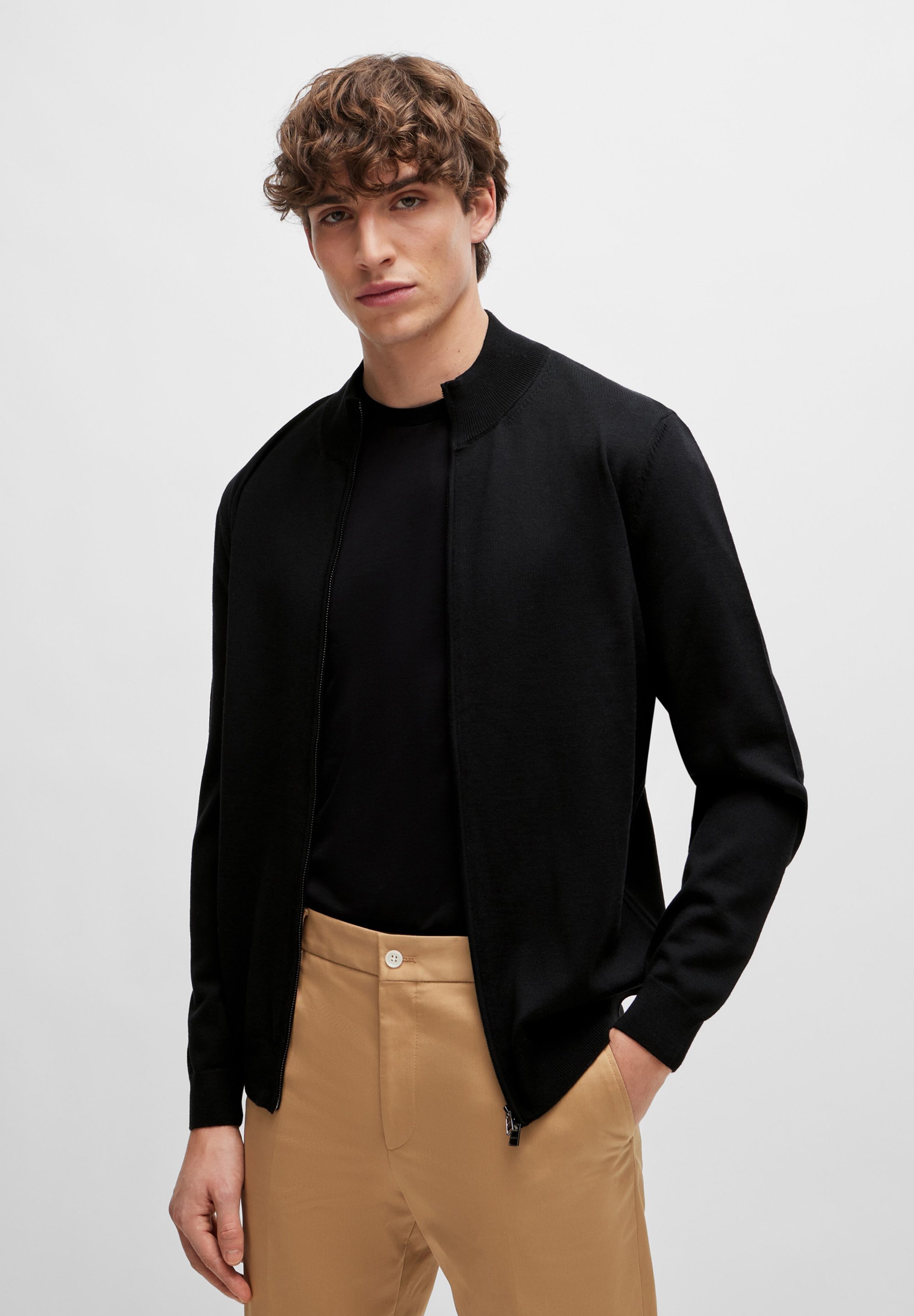 BOSS BALONSO - Cardigan - zwart