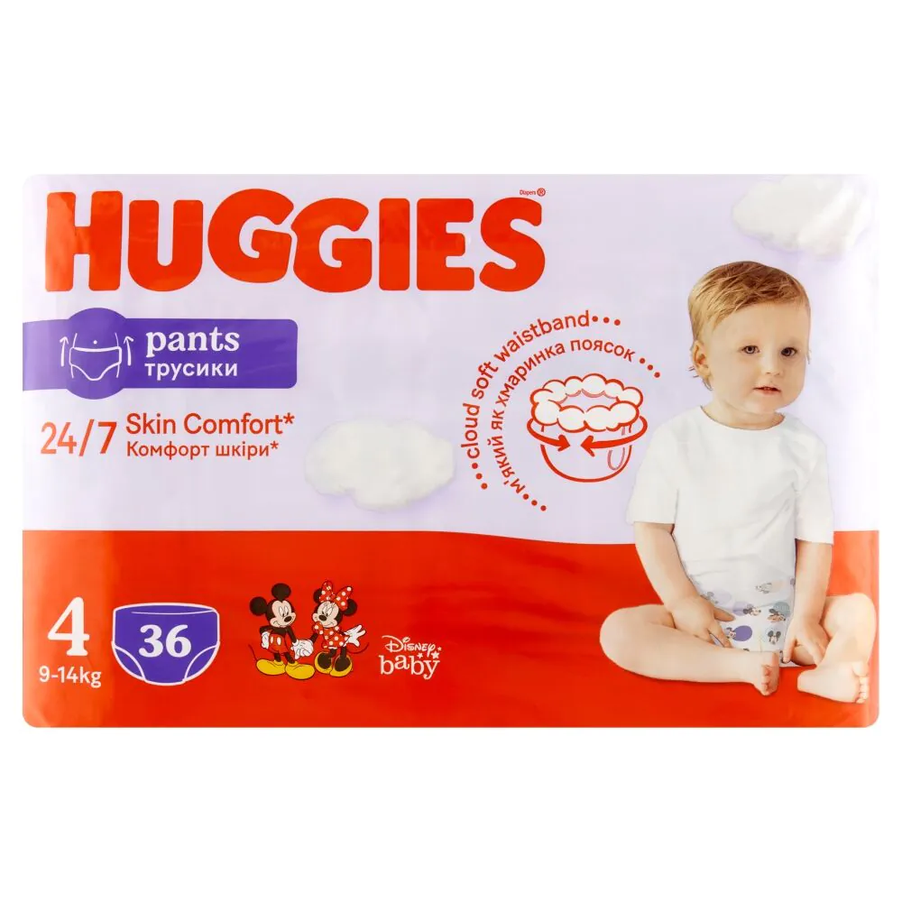 Huggies Pant Jumbo Pack 4 pieluchomajtki 36 szt.