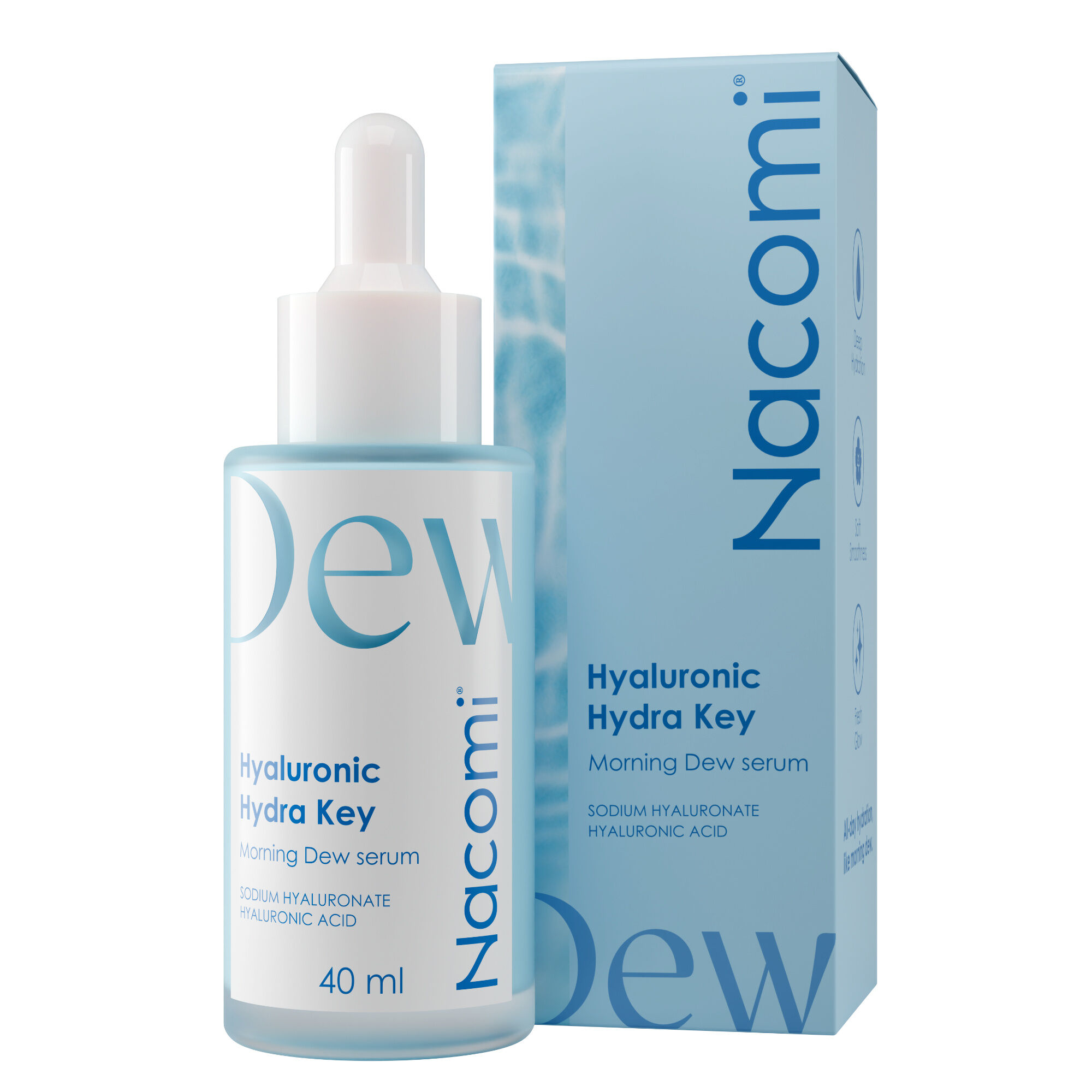 Nacomi Hyaluronic Hydra Key – Tiefenwirksames Feuchtigkeitsserum