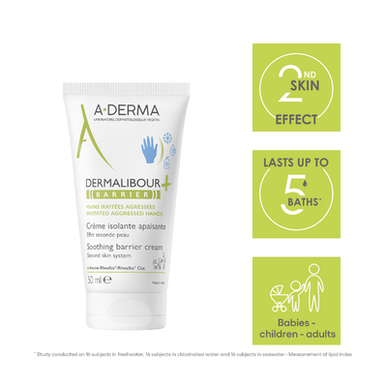 A-Derma Suojaava Voide Ärtyneelle Iholle Dermalibour 50 ml 50 ml