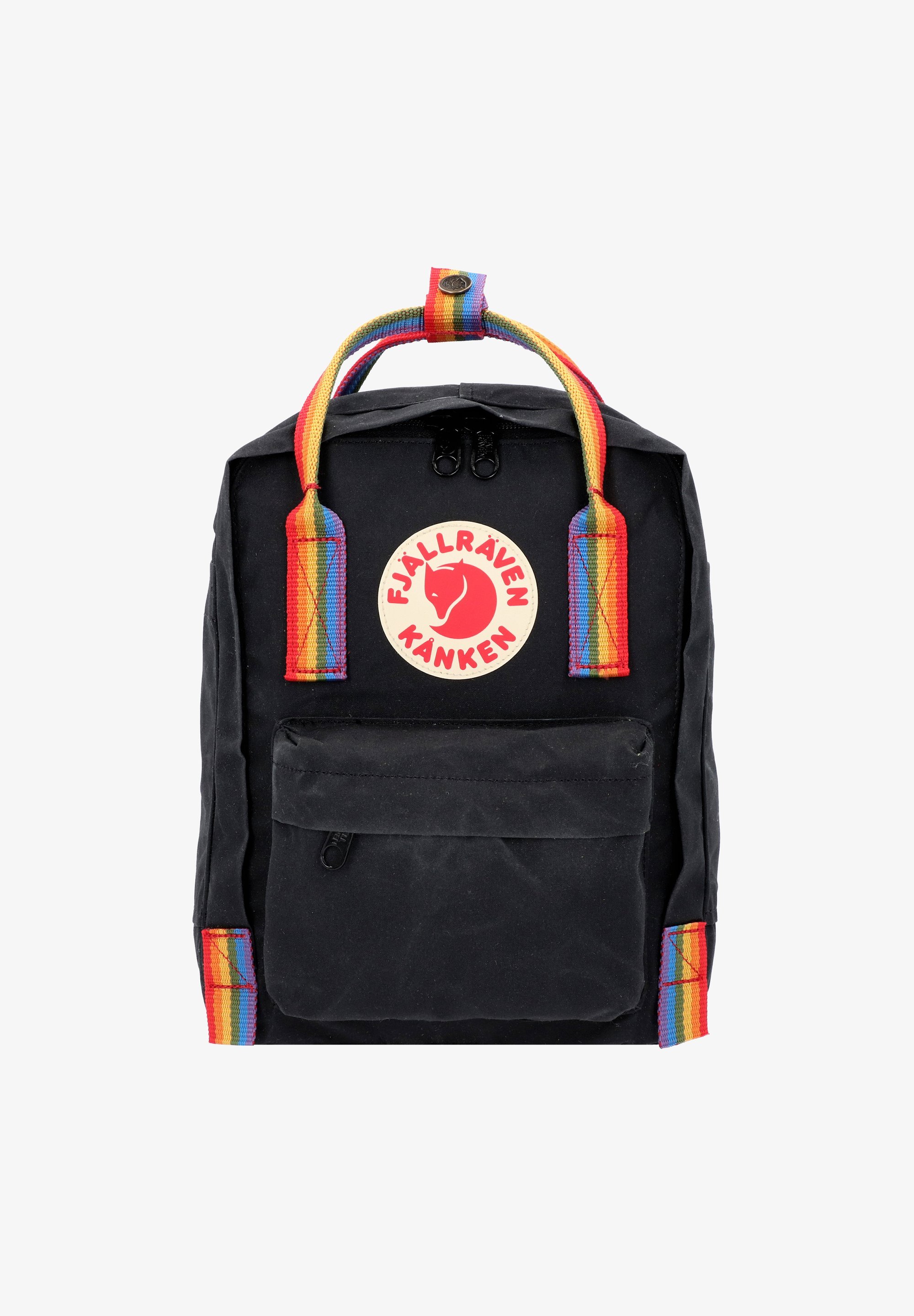 Fjällräven KÅNKEN RAINBOW MINI - Rugzak - zwart/regenboog