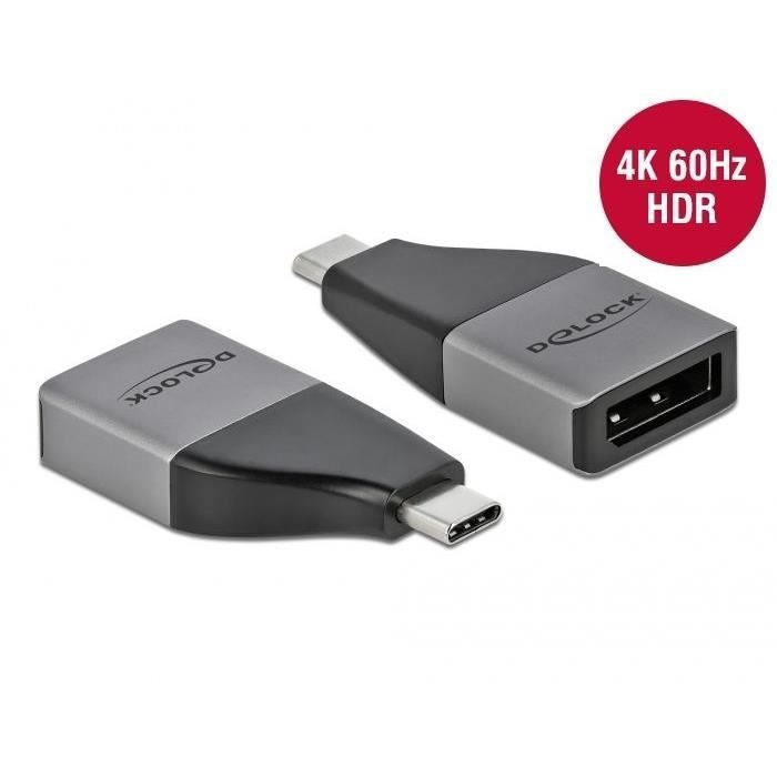 USB-Adapter – Delock – 64120 – 4K 60Hz – USB Typ-C – 3.2 Gen 1