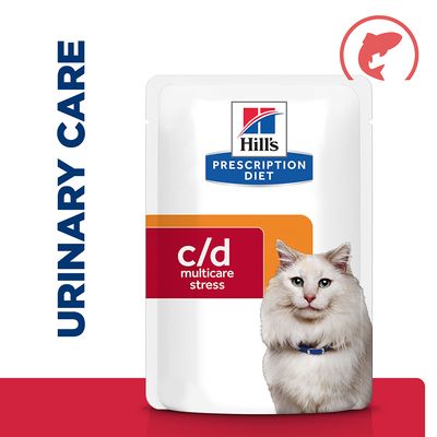 Hill's Prescription Diet Feline c/d Urinary Stress - Salmon