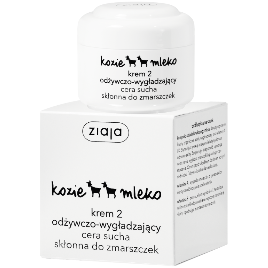 Ziaja Hand- und Nagelcreme für trockene und zu Falten neigende Haut, 80 ml, Ziegenmilch