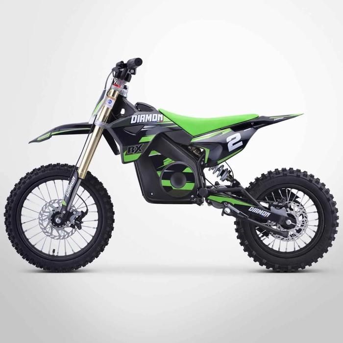 Kids Electric Motorcycle 1300W / ORION 1300W Motocross Bike / 14/12 / 2021 Edition / Green