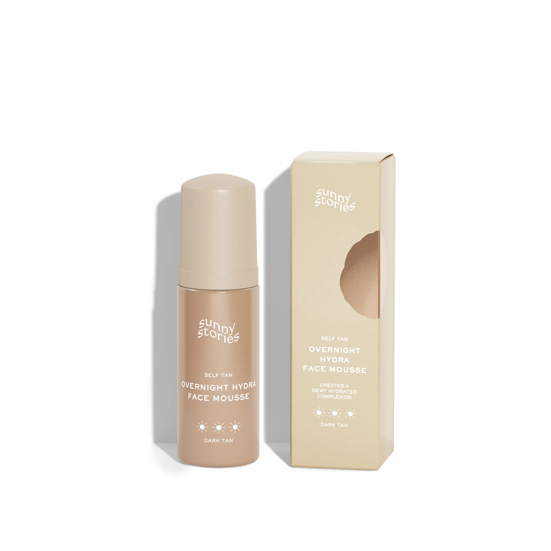 Samotamnjenje preko noći Hydra pjena za lice za tamni ten 50 ml - Sunny Stories