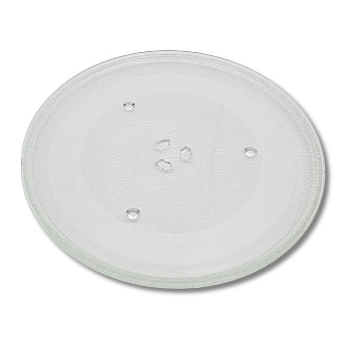 Plato giratorio - SAMSUNG - 34 cm - Cristal - Apto para microondas - Blanco