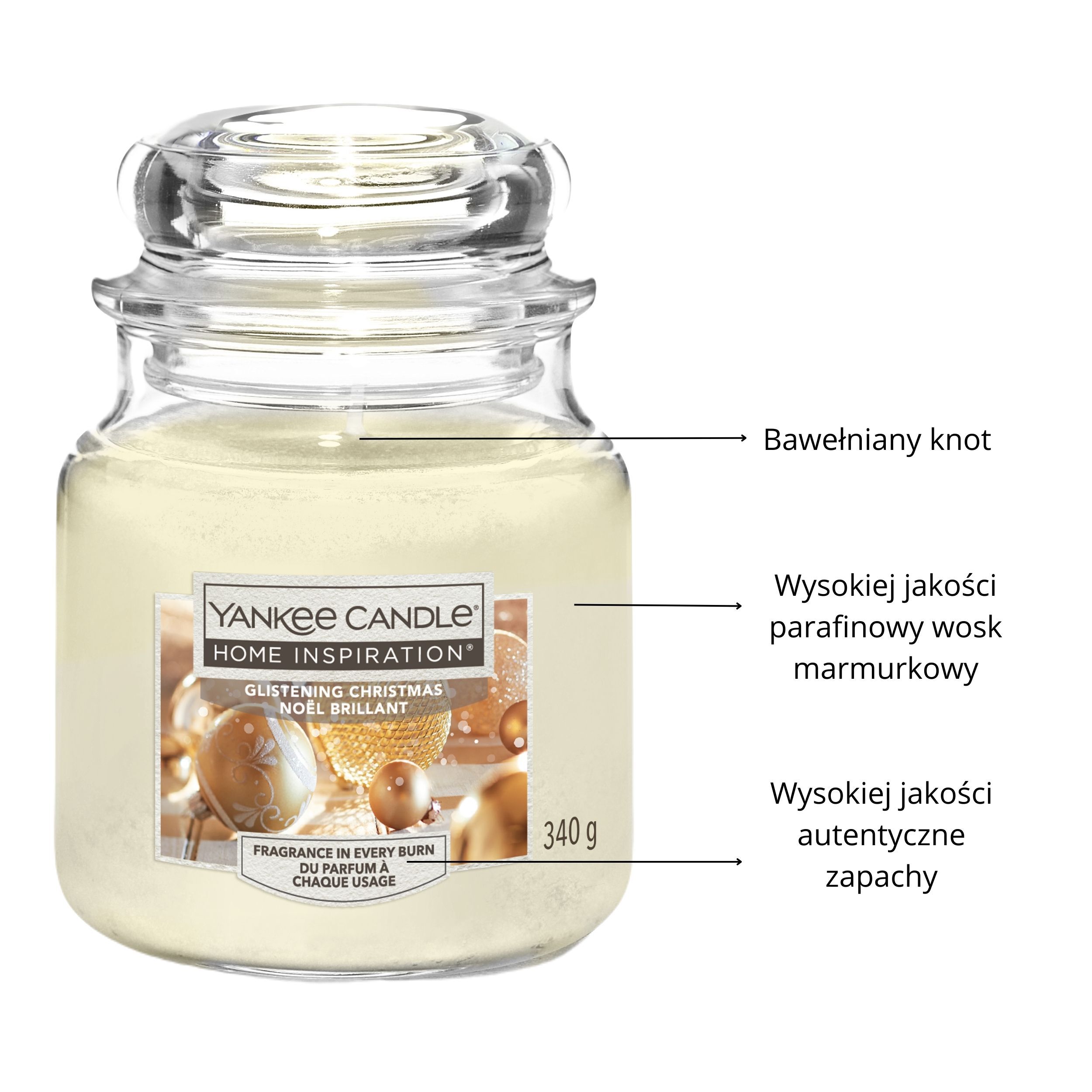 Yankee Candle Hjem Inspirasjon Glitrende Jul