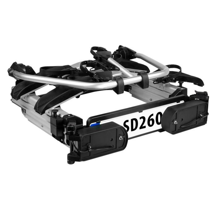 LAS SD260 bike rack for 2 bikes, specially designed for van swing doors - LAS