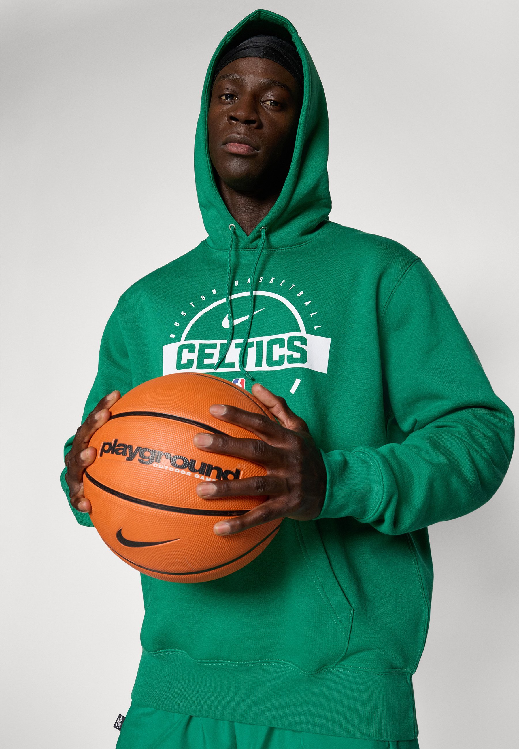 Nike Performance BOSTON CELTICS CLUB HOODY - Clubkleding - klaver