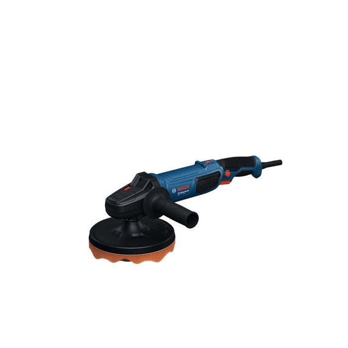 BOSCH PROFESSIONAL Orbital Polisher - GPO 11-180 S - 1100W - 180mm - Polishing Pad + Sponge Pad + Auxiliary Handle