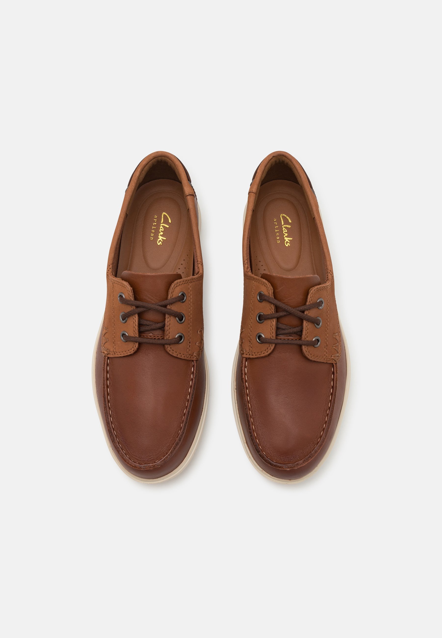 Clarks BRATTON - Pantofi de barcă - bej închis