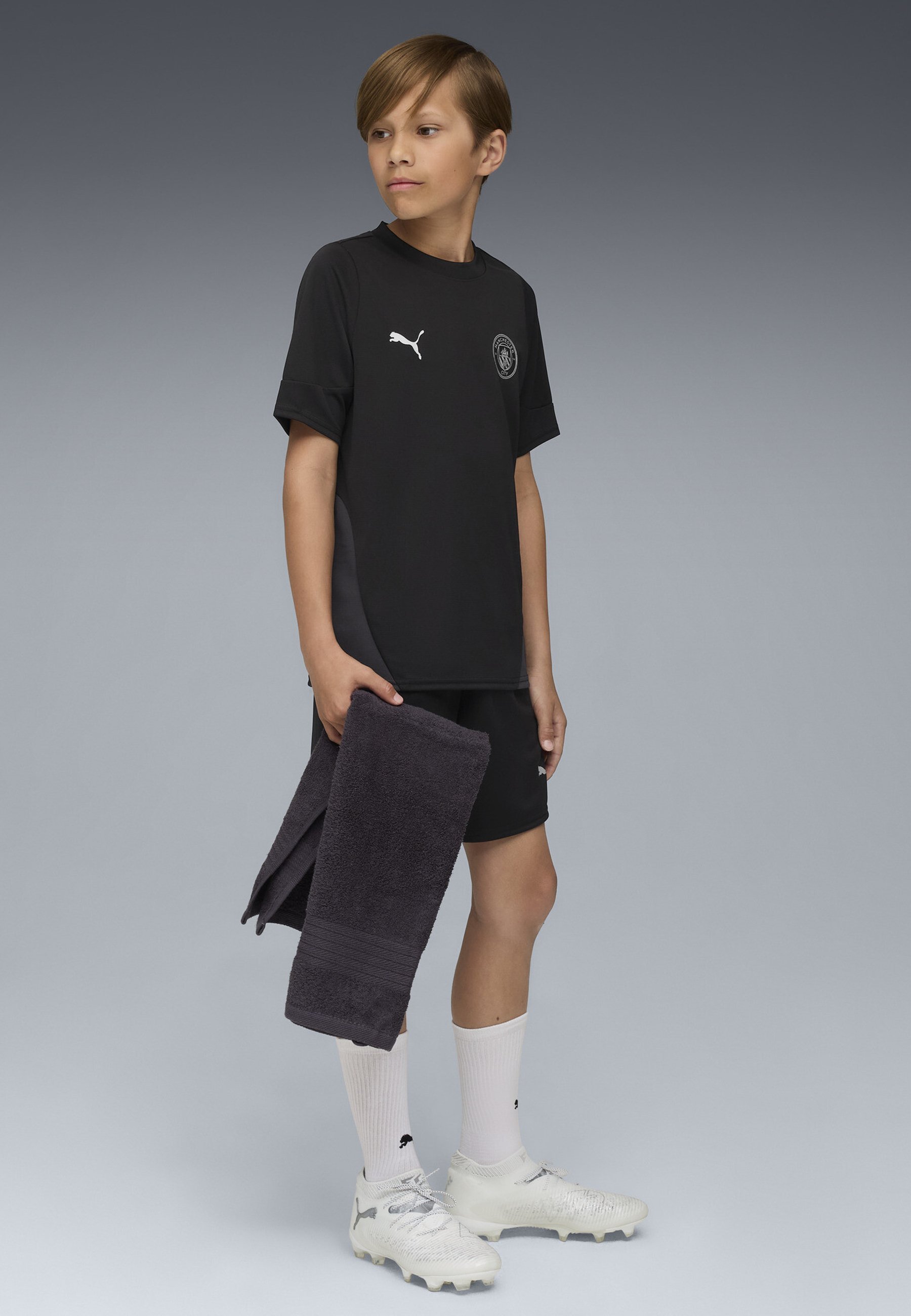 Puma MANCHESTER CITY - Sportovní tričko - black/white