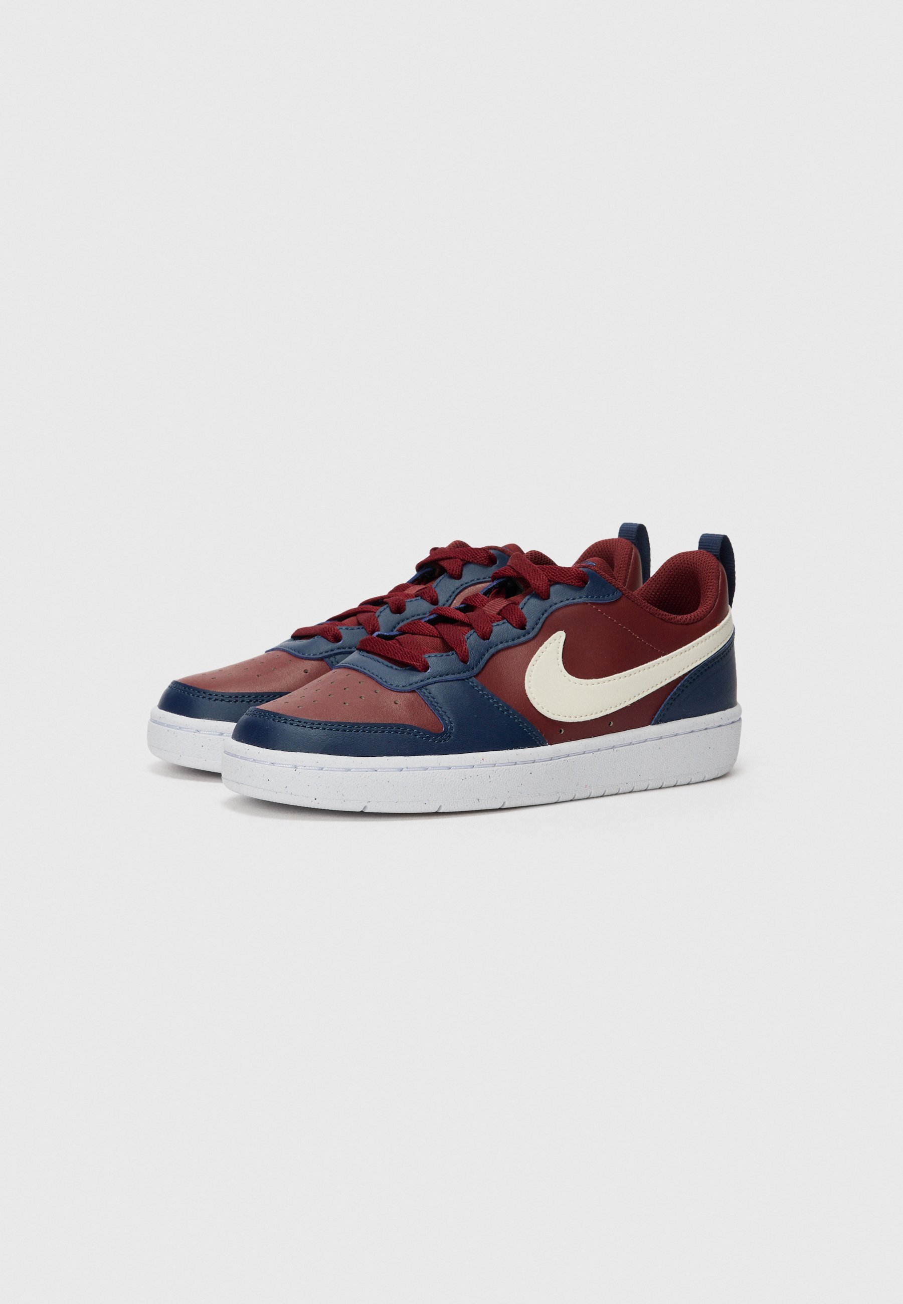 Nike Sportswear COURT BOROUGH LOW UNISEX - Scarpe da ginnastica - rosso/perla tenue/blu notte/bianco