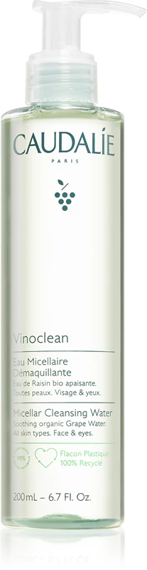 Caudalie Vinoclean čistiaca micelárna voda na tvár a očné okolie