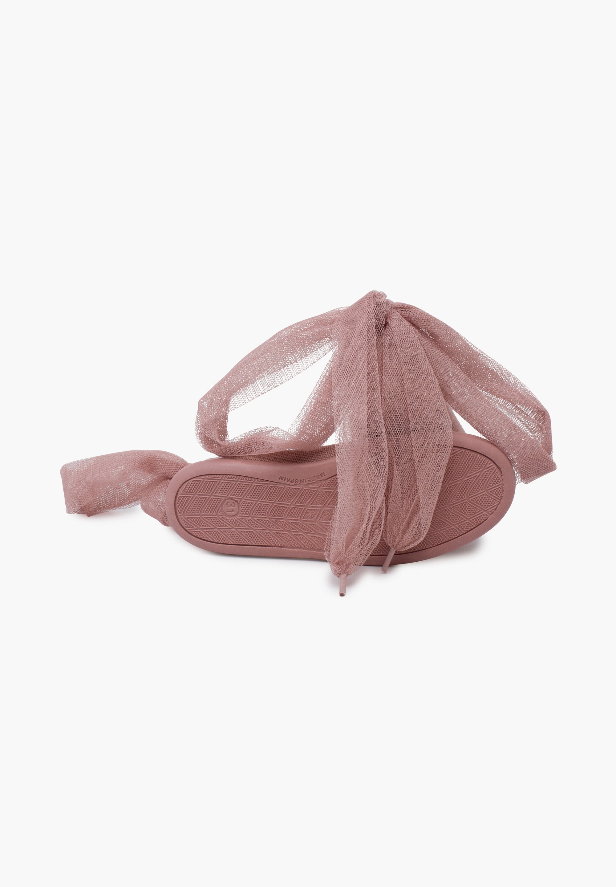 Pisamonas BRIDES CROISÉES - Ballerines à bride cheville - rose poudré