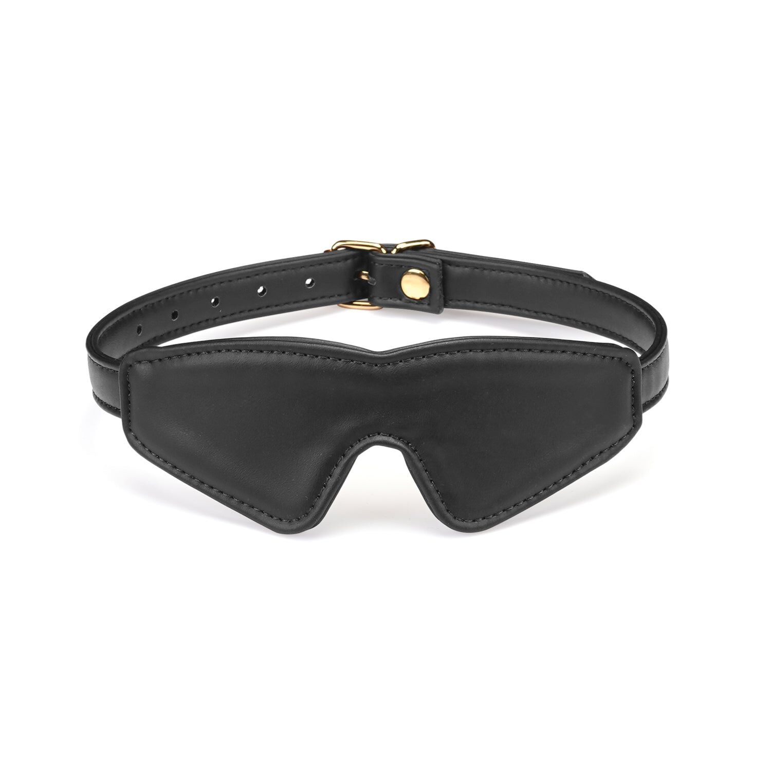 Liebe Seele Black Organosilicon Vegan Leather Blindfold