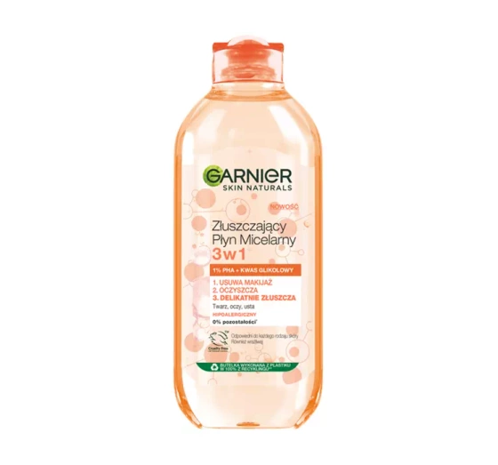 Garnier złuszczający płyn micelarny 3w1 400 ml
