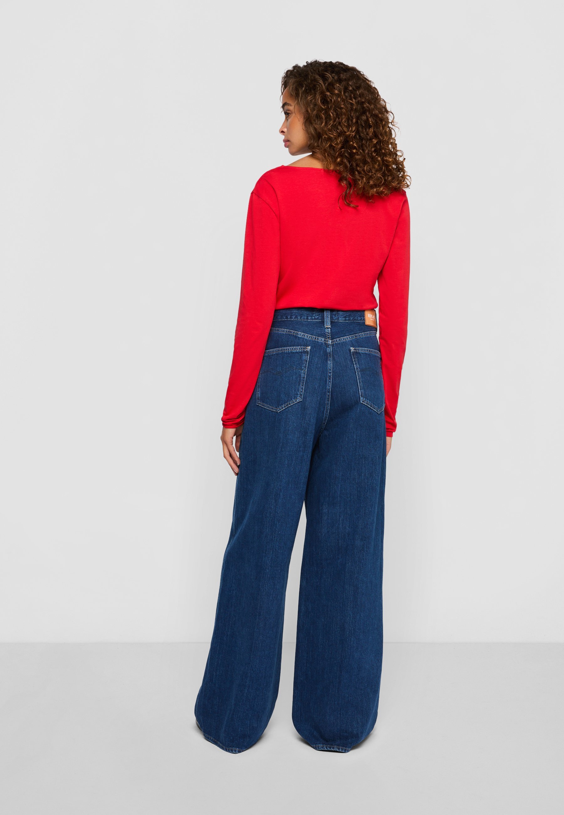 Replay PANTS - Jeans mit geradem Bein - dunkelblau