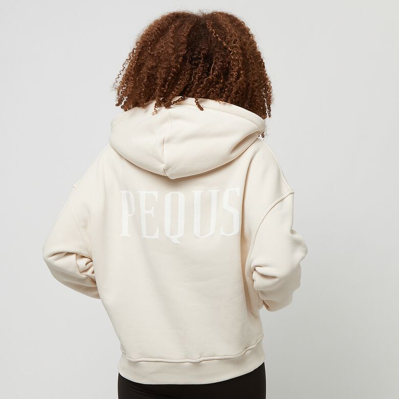 Sudadera con capucha y cremallera con logo en la espalda
