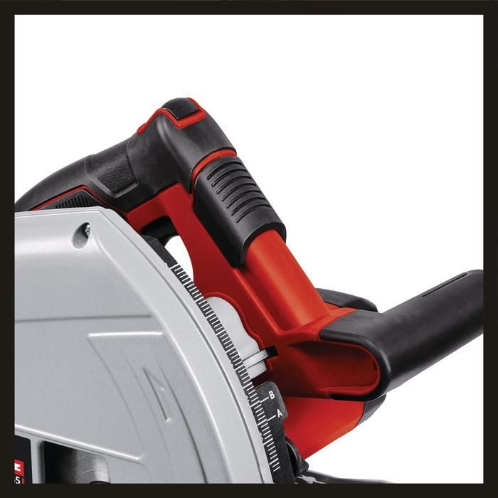 Einhell Scie plongeante TE-PS 165 (1200 W, Diamètre de lame : 165mm, 48 dents, lame HW/TCT, profondeur de coupe : 56 mm)